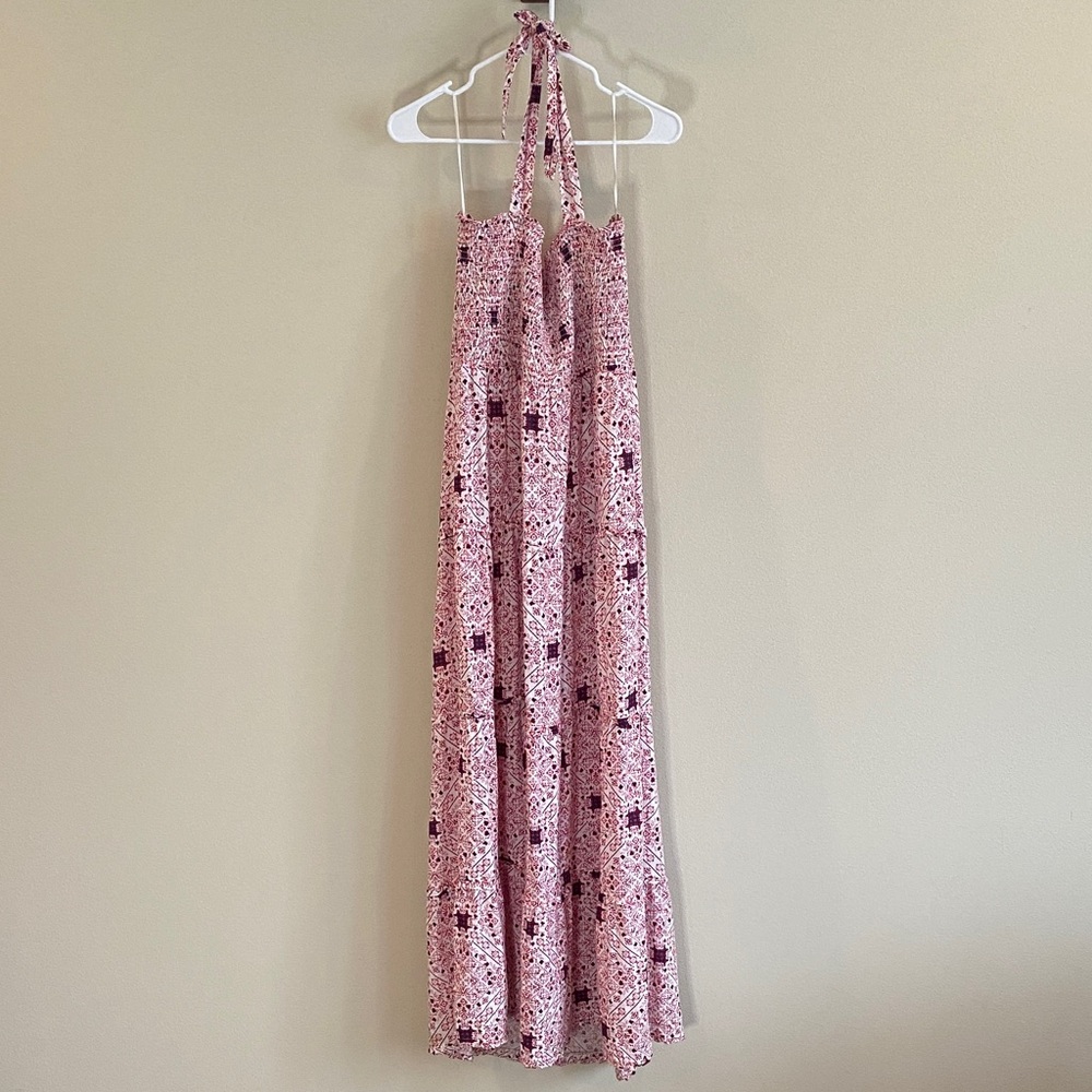 Ariat Red and White Patterned Halter Dress